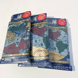 (3 Packs) Borden Peel & Stick Border 6.75" x 15 ft. NEW WL9073 USA removable Map